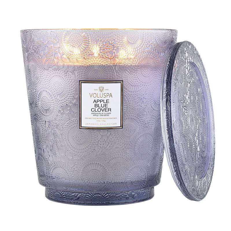 Apple Blue Clover - 5 wick hearth