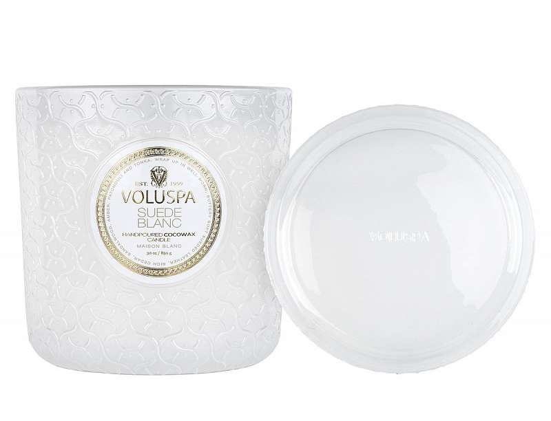 Suède Blanc - Luxe Candle