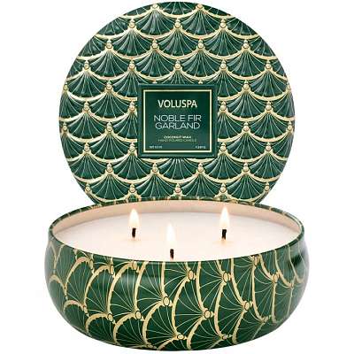 3 Wicked Tin Candle - Noble Fir Garland