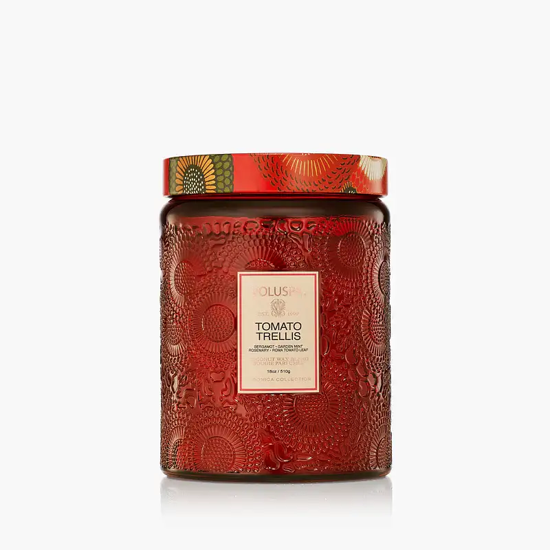 Large Jar Candle - Tomato Trellis
