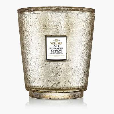 Gilt Pomander - 5 wick Hearth