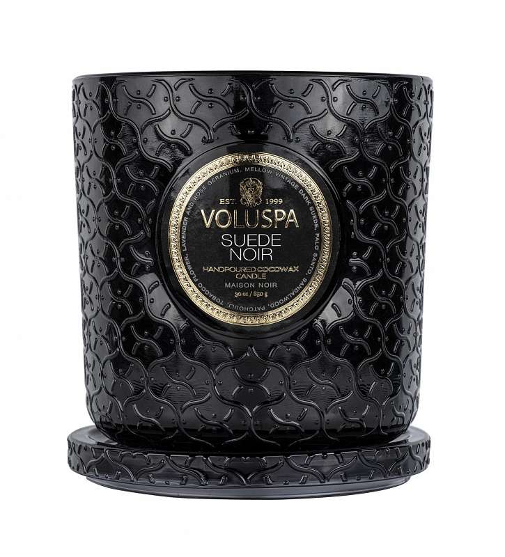 Suède Noir - Luxe Candle